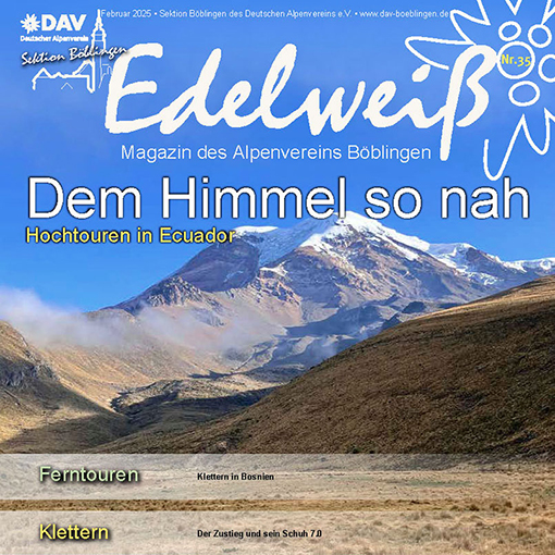 Magazin des Deutschen Alpenvereins Sektion Böblingen